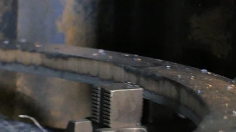 Process of metal working and machine manufacturing. Precision milling work. Fast Video stock 91995291