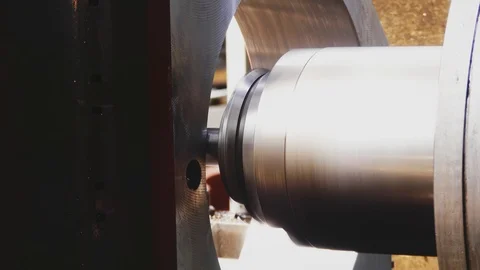 Process of metalworking and machine manufacturing of press form. Tool cut and Stock-Footage 114624321