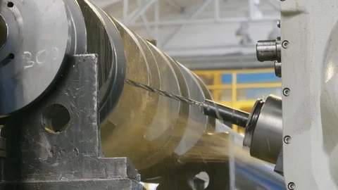 Process of metalworking and machine manufacturing of press form. Tool cut and Stock-Footage 118977354