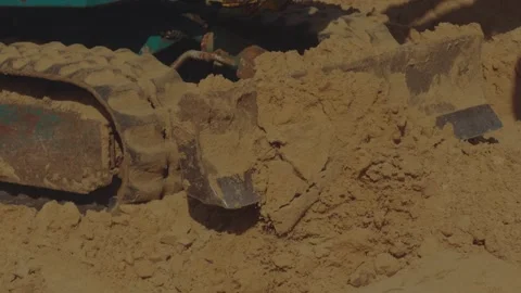 The process of the mini tractor, tractor driver Stockbeeldmateriaal 334059049