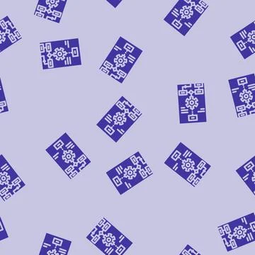 Process modeling analyst glyph vector seamless pattern Stock Illustration