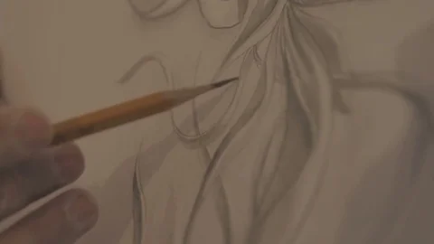 The process of molding stucco and bas-relief on the wall Video stock 73364903