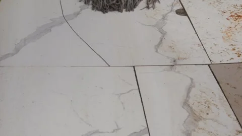 The process of mopping a dirty floor Stock Footage 321979934