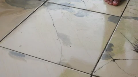 The process of mopping a dirty floor Stock Footage 321979956