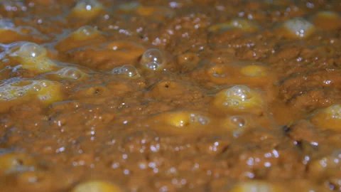 Process of natural fermentation of apricot Stock Footage 169895813