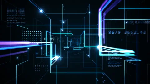 Process Network Stock Footage 64828737