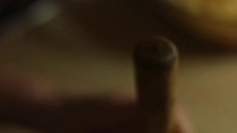 Process of opening the metal can with corn. Preparing salad of crab sticks Stock Footage 150235754