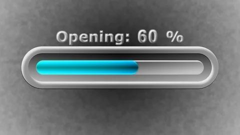 Process of Opening in the screen. 4K Resolution. Prores 4444. Illustration. Stock-Footage 105472612