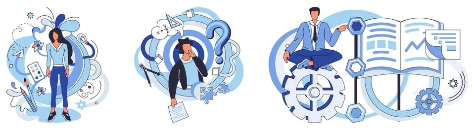 Process optimization. To optimize effectively, one must employ intelligent and Stock Illustration