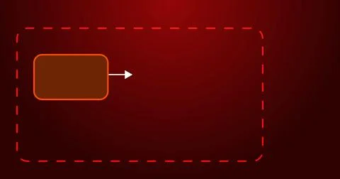 Process pipeline input flowing into a system block and producing output. So.. Stockillustratie