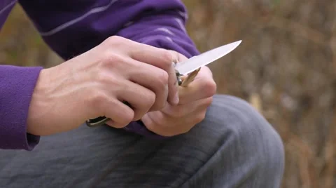 Process of planing piece of wood Stock Footage 68808035