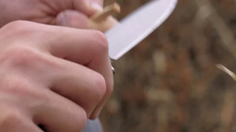 Process of planing piece of wood Stock Footage 68808082