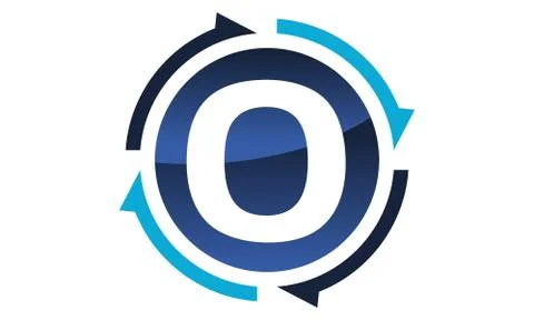 Process Planner Center Letter O Stock-Illustration