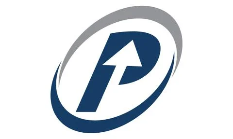 Process Planner Center Letter P Stock-Illustration