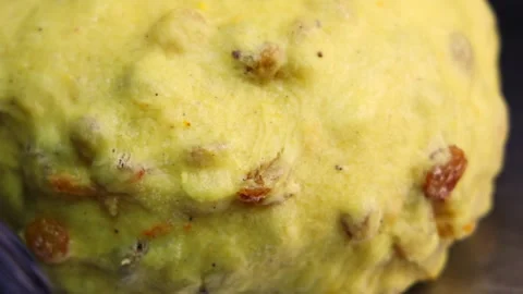 Process of preparation of Christmas or Easter cakes with chocolate, Stock Footage 297073014