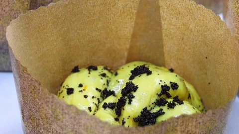 Process of preparation of Christmas or Easter cakes with chocolate, Stock Footage 297073324