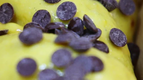 Process of preparation of Christmas or Easter cakes with chocolate, Stock-Footage 297073505