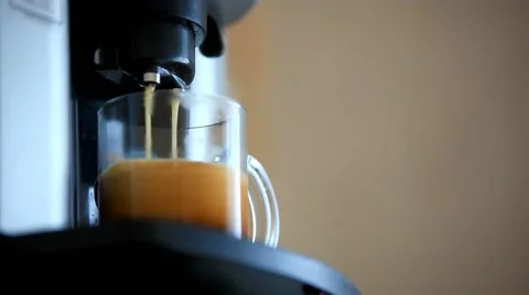 Process of preparation Of coffee, a closeup. HD. 1920x1080 Stock Footage 47634648