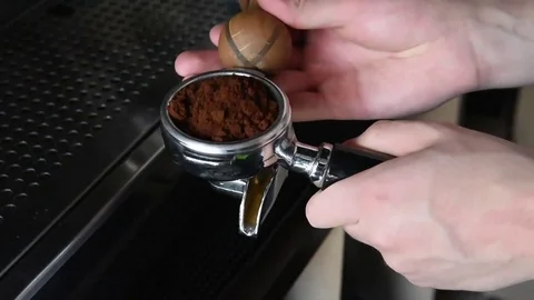 Process of preparation of coffee Stock Footage 74165814