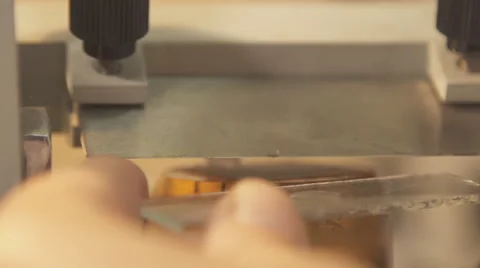 Process for preparation of samples for study in histological laboratory Stock Footage 63998449