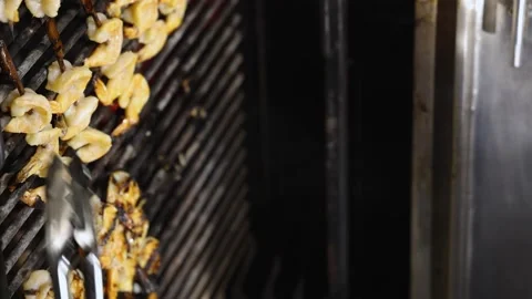 Process of preparing catering plastic mini cups Stock Footage 262989542