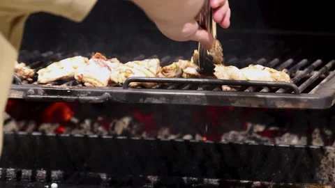 Process of preparing catering plastic mini cups Stock Footage 262989555