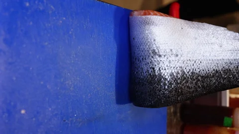 Process of preparing catering plastic mini cups Stock Footage 262989670