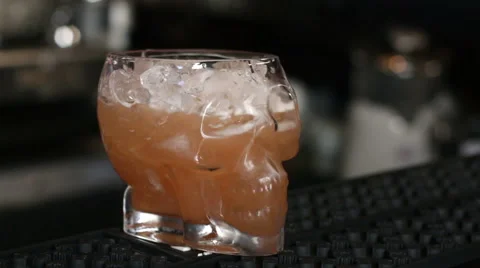 Process of preparing a cocktail  in gastrobar Stock Footage 61866099