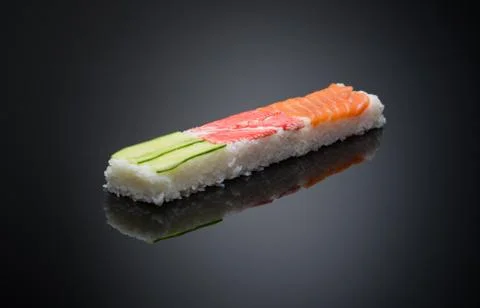 The process of preparing sushi Stock Photos