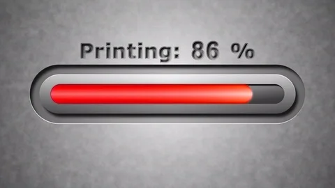 Process of Printing. 4K Resolution. Encoder Prores 4444. Great Quality. Video stock 76521840