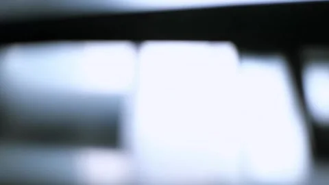 The process of printing a color inkjet printer in close-up. The rolles is Stock Footage 314787395