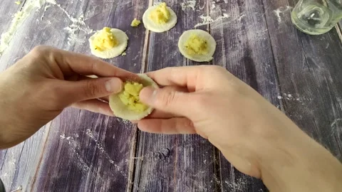 The process of production of dumplings with potatoes Stock Footage 232219521