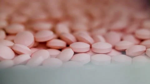 Process of production of pills Vídeo Stock 200849212