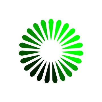 Process progress bar round cartoon vector illustration Illustrazione stock