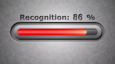 Process of Recognition. 4K Resolution. Encoder Prores 4444. Great Quality. Stock Footage 76573969