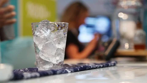 Process of refreshments preparation Stock Footage 104135655