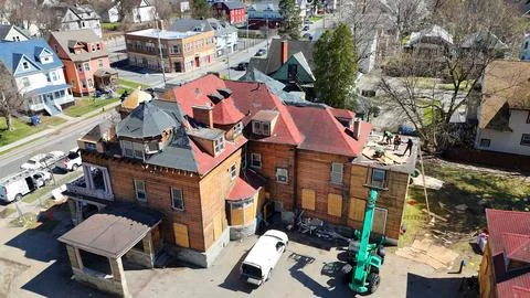 In the Process - Roofing Construction - Syracuse, NY Photos