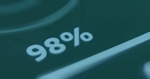 Process of scanning is complete, scan complete Stock Footage 310804153