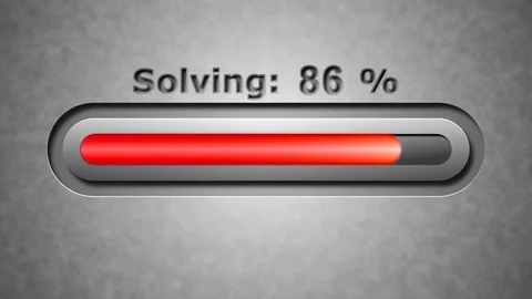 Process of Solving. 4K Resolution. Encoder Prores 4444. Great Quality. Video stock 76687502