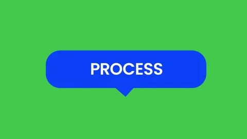 Process Speech bubbles for text on green screen. 4K Stock Footage 243744600