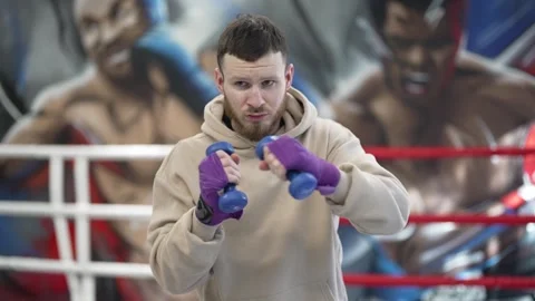 Process of training a male boxer, slow m... | Stock Video | Pond5
