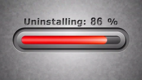 Process of Uninstalling. 4K Resolution. Encoder Prores 4444. Great Quality. Stock Footage 76781276