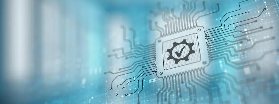 Process Validation and Optimization Illustrated on a Processor, Business and  Foto stock