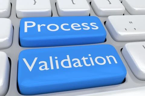 Process Validation concept Stock Illustration