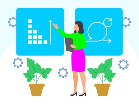 Process Variation Concept Illustration Style Stock Illustration