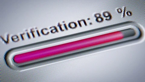 Process of Verification Stock Footage 72729626