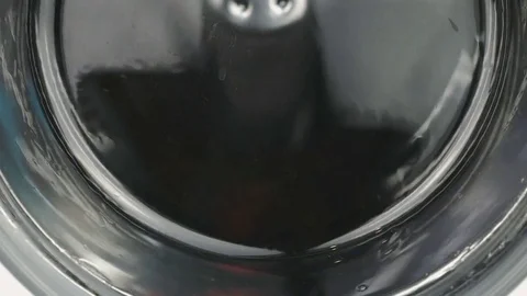 The process of washing cycle into washing machine Stock Footage 72478342