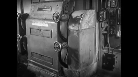 The process by which soybeans are processed into usable elements in the 1930s is Stock Footage 143843033
