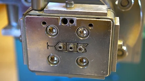 The process of working extrusion equipment Stock Footage 91986479