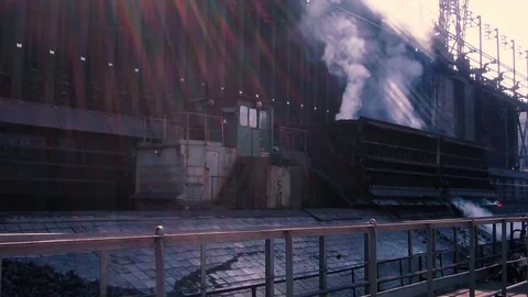 The process of working on the production of coke Video stock 81500117